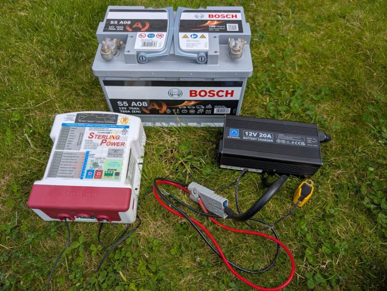 Leisure Battery, Battery Charger & Control Unit 