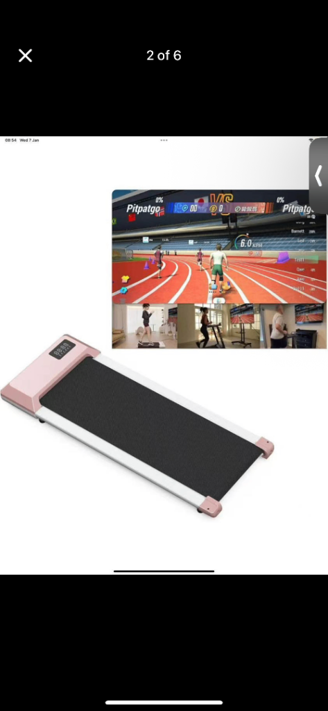 Superun 2.5HP Walking Treadmill – Brand New, Pink