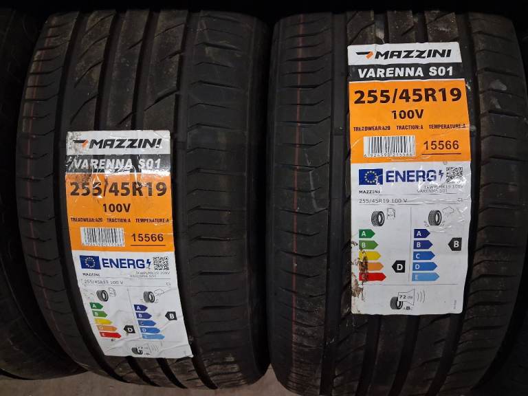 TITLE: BRAND NEW MAZZINI TYRES – 255/45R19	