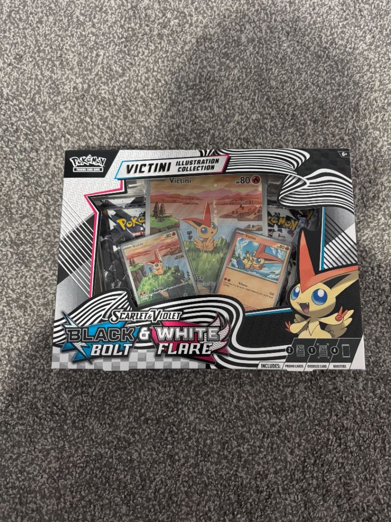 Victini Illustration Collection Box Black Bolt And White Flare