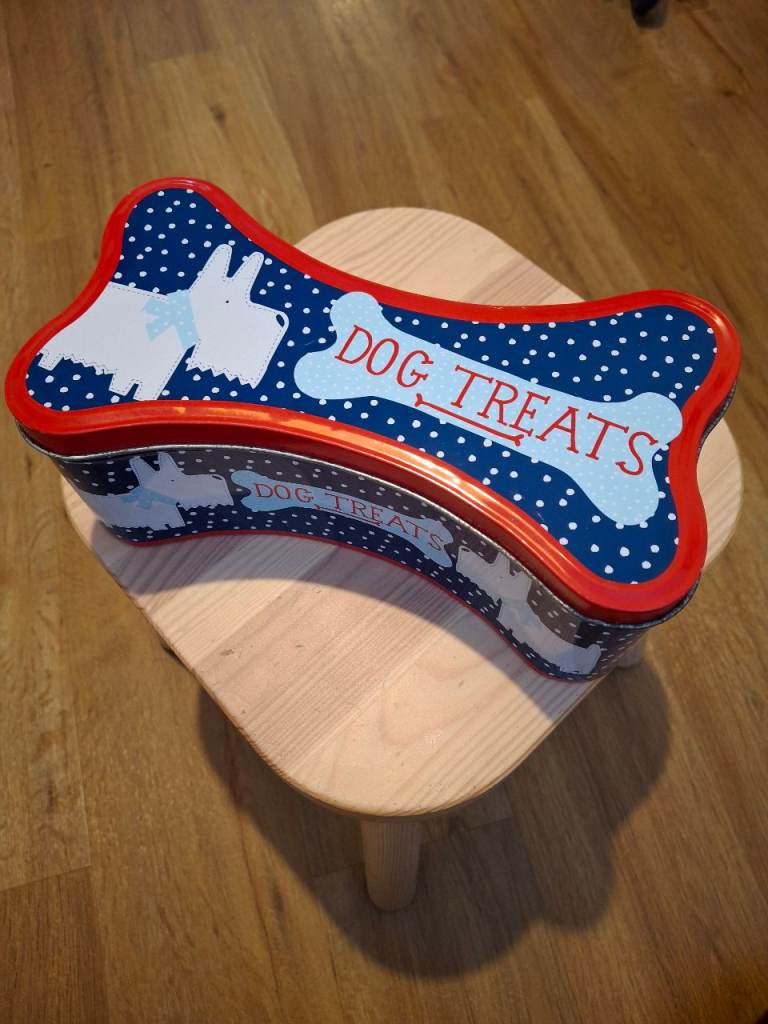 image for Dog treat tin - Free