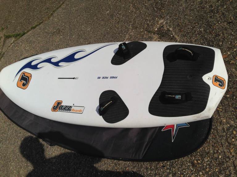 Jazz Boards Free Ride 85 windsurfing board and sail