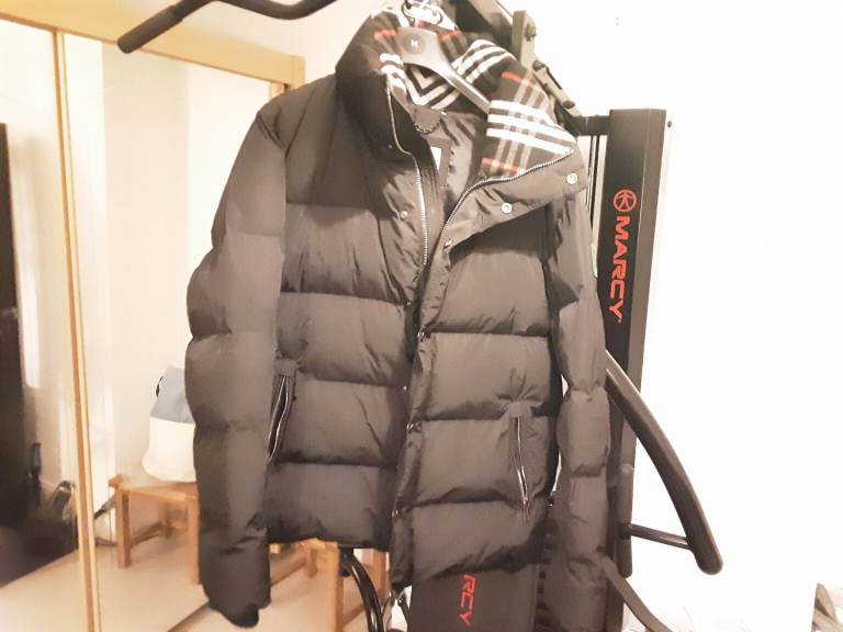 Mens BURBBERY PUFFER JACKET IN BLACK 