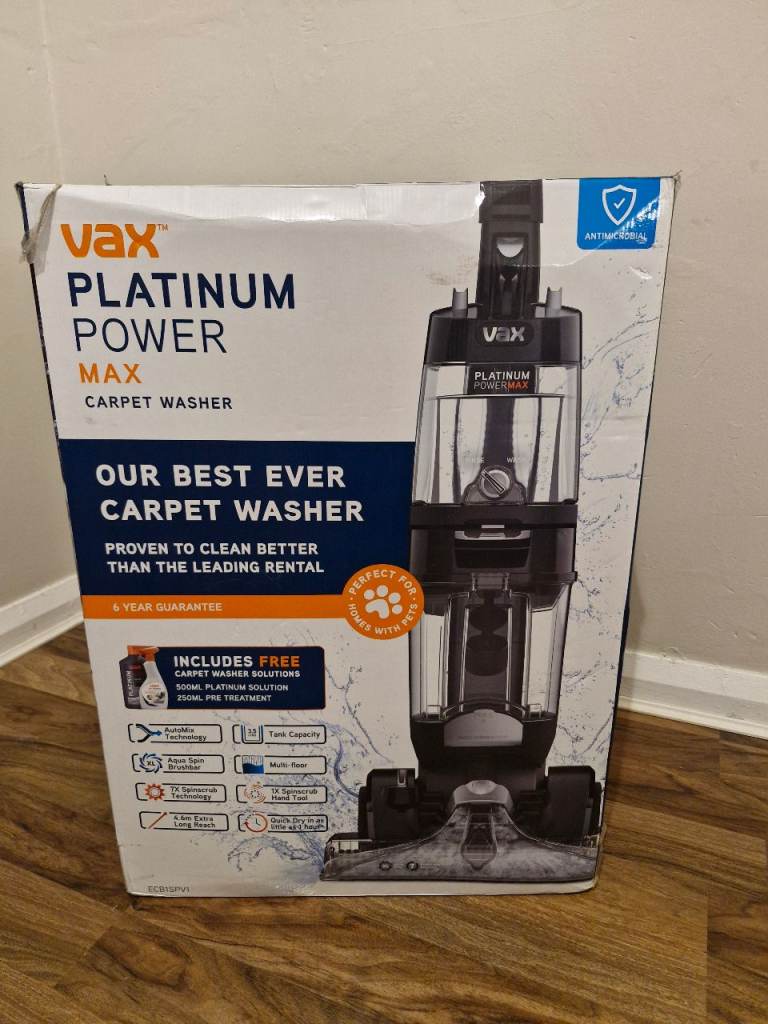 VAX Platinum Power Max Carpet Washer