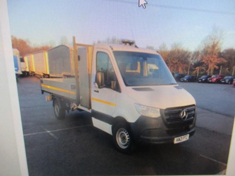 2021 Mercedes-Benz Sprinter 315 CDI 3.5t Progressive SINGLE CAB TOOL BOX NO VAT  Tipper Diesel Ma...