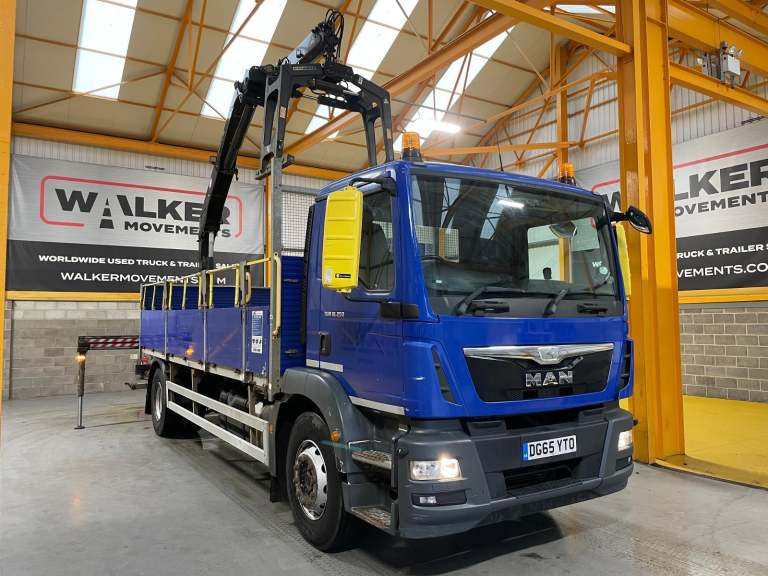 MAN TGM 18.250 *EURO 6*, 4X2 18 TONNE BRICK GRAB