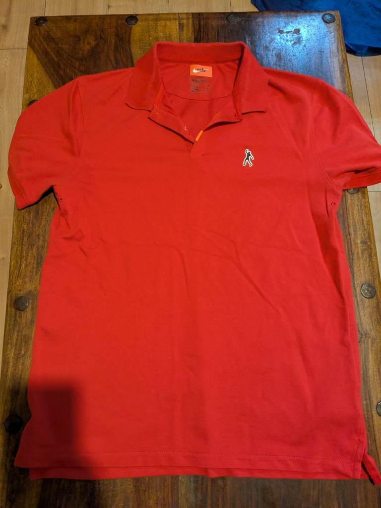 Nike Tiger Woods Fist Pump 82 Polo Masters Championship Red DC0347-657 Medium