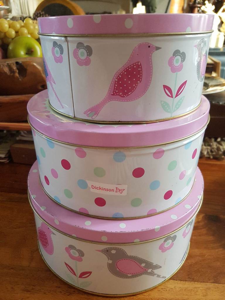 Trio of cake tins