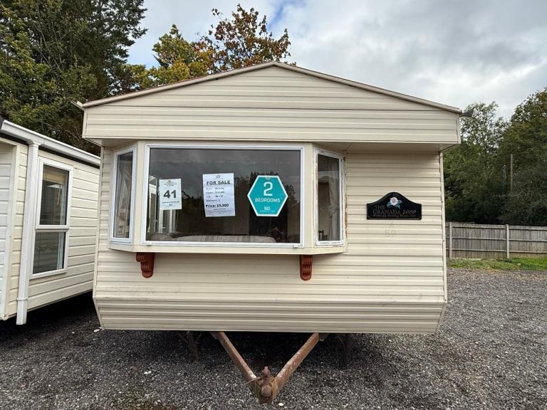 Cheap 2 Bedroom Static Caravan - Offsite Sale for Self Build, Farm Accommodation