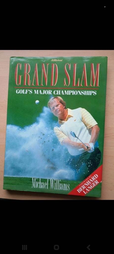 Vintage Grand Slam Golf Major Championships Hardback Book 