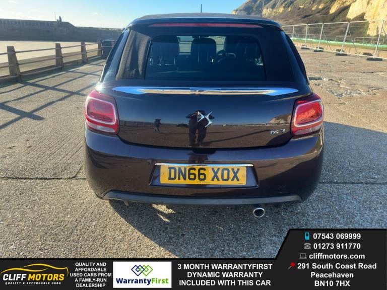 2016 DS DS3 Elegance - New Years MOT - £20 Road Tax - ULEZ Compliant - Convertible