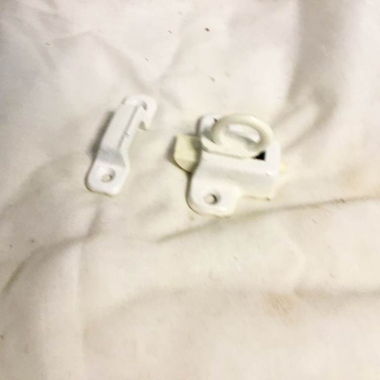 NEW Crompton White Fanlight Window Catch 52mm Wide