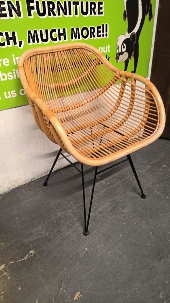 Bo natural rattan arm chair 