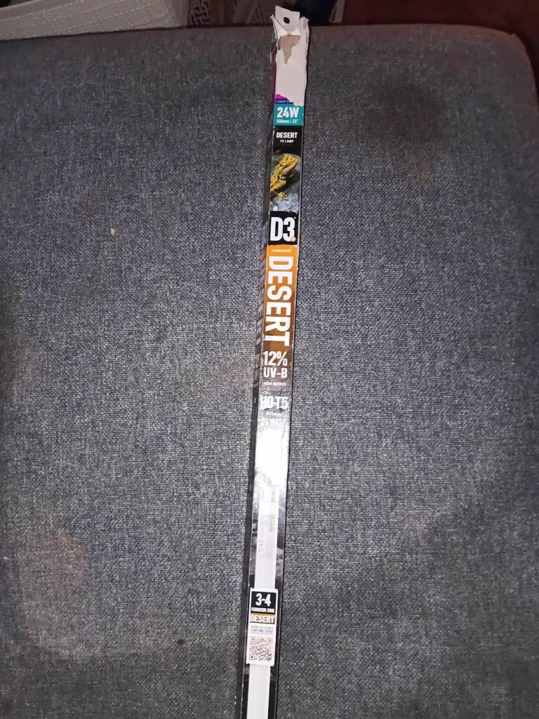 BRAND NEW Arcadia D3+ Desert 12% UVB Reptile Lamp - 24W T5 (22" / 550mm)