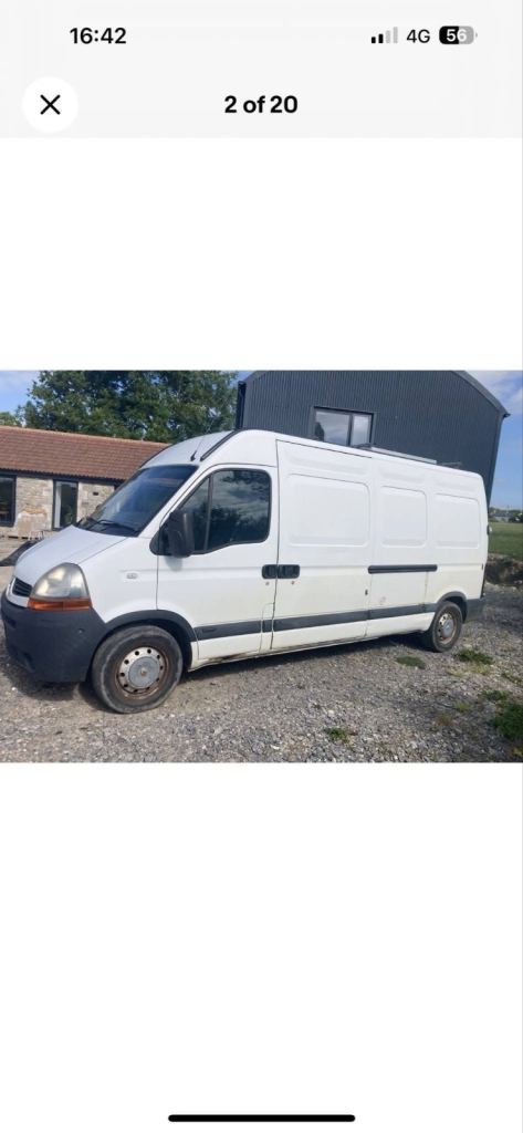 2008 Renault master campervan