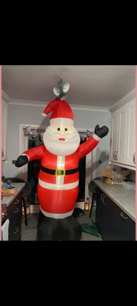 8ft Inflatable light up Santa 