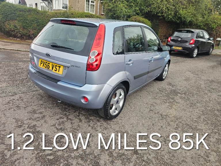 fiesta 1.2 low miles 85k mot july 27 full serv his new clutch an cambelt.drives perfect 