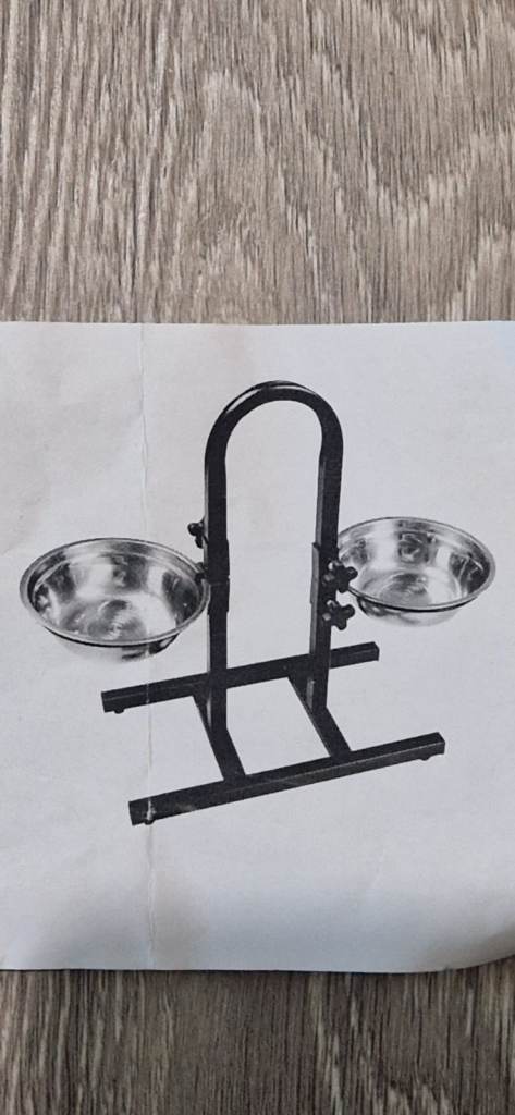 Large Dog Bowl Stand (Dual) by Taylor & Brown (Brand New)