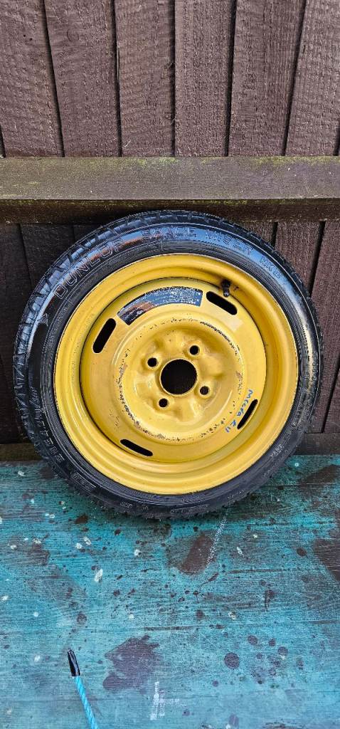 Micra K11/K12 spacesaver wheel and tyre 