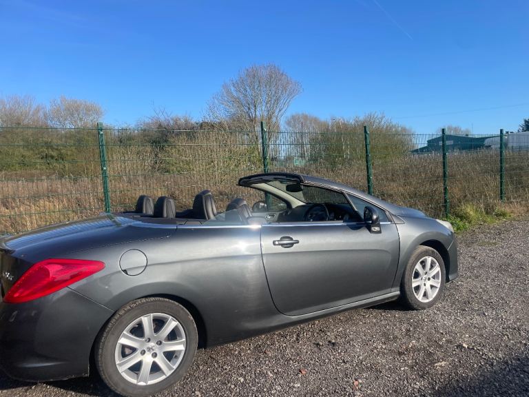 PEUGEOT 308 CC 2.0 HDI CONVERTIBLE AUTOMATIC 59 REG GREY 2 DOOR MOT JANUARY 30TH 2027 LOW INSURANCE