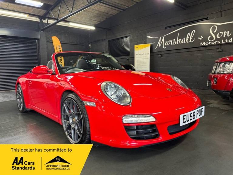 2009 58 PORSCHE 911 3.8 997.2 CARRERA S CABRIOLET 2DR PETROL PDK (242 G/KM, 385 