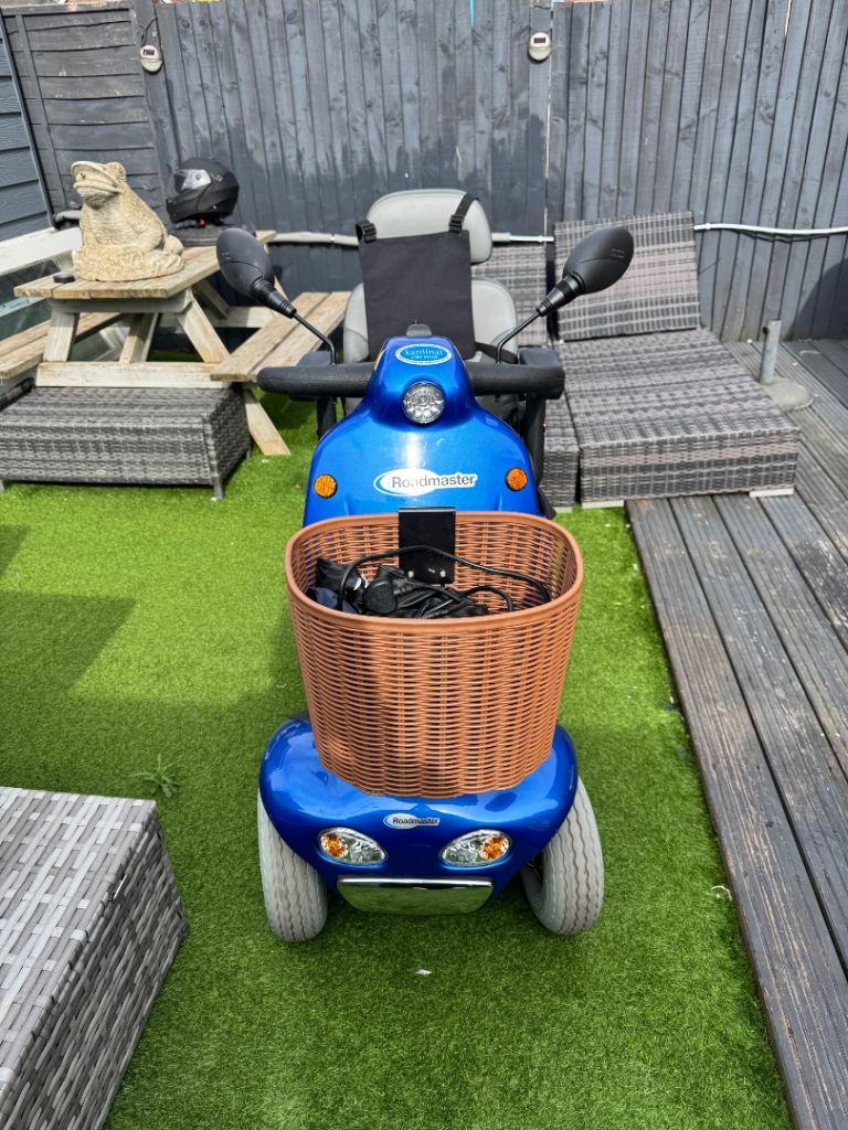 Shoprider Roadmaster Mobility Scooter – Blue, Good Condition