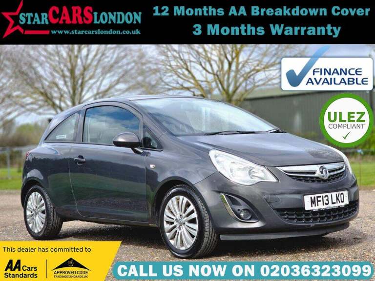 2013 Vauxhall Corsa 1.2 16V Energy Euro 5 3dr (A/C) HATCHBACK Petrol Manual