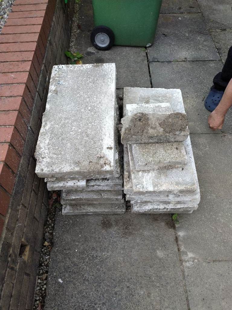 Used Concrete Paving Slabs – Garden Patio