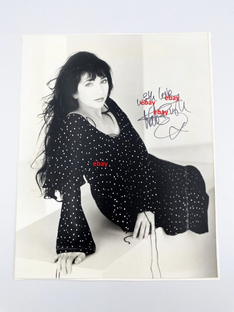 KATE BUSH The Red Shoes original Photograph hand signed in person by Kate Bush