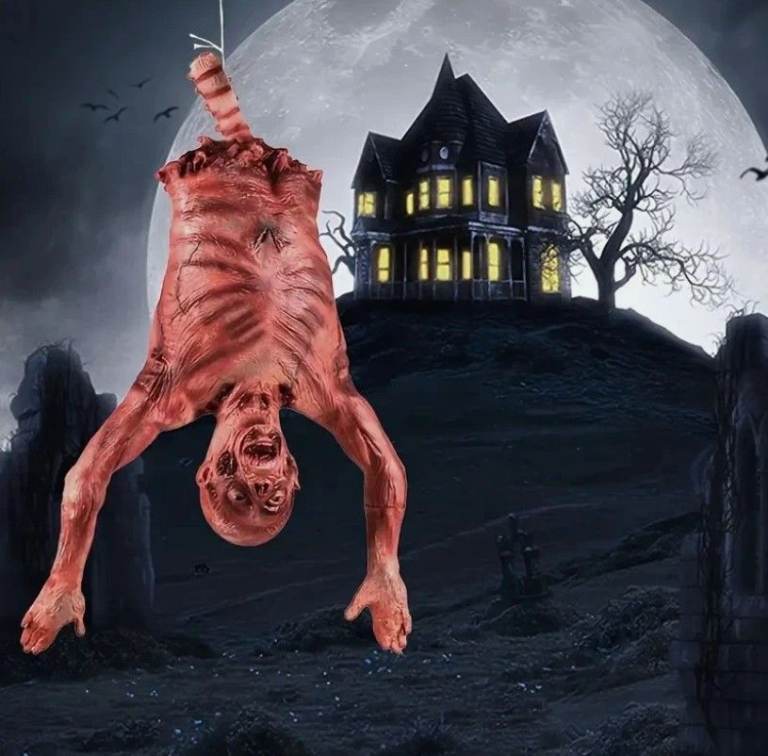 Halloween hanging corpse