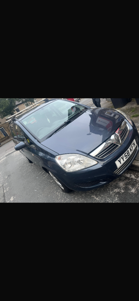 Vauxhall, ZAFIRA, MPV, 2009, Manual, 1598 (cc), 5 doors
