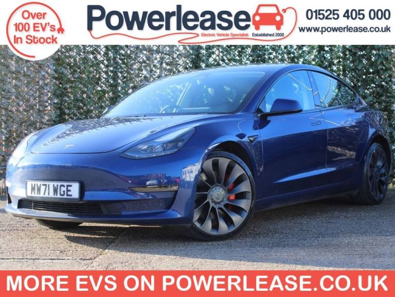 2022 Tesla Model 3 (Dual Motor) Performance Saloon 4dr Electric Auto 4WDE (Performance Upgrade Sa...