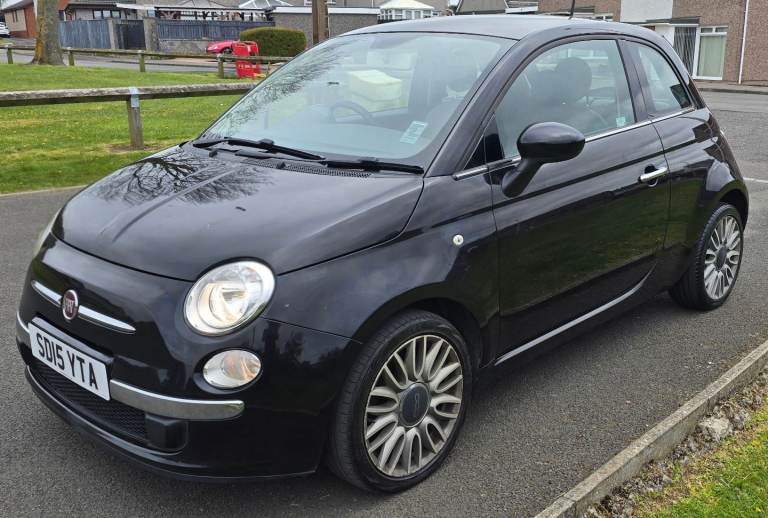 15plate 1.2 Petrol Fiat 500  Leather seats, Sunroof, Air-conditioning  