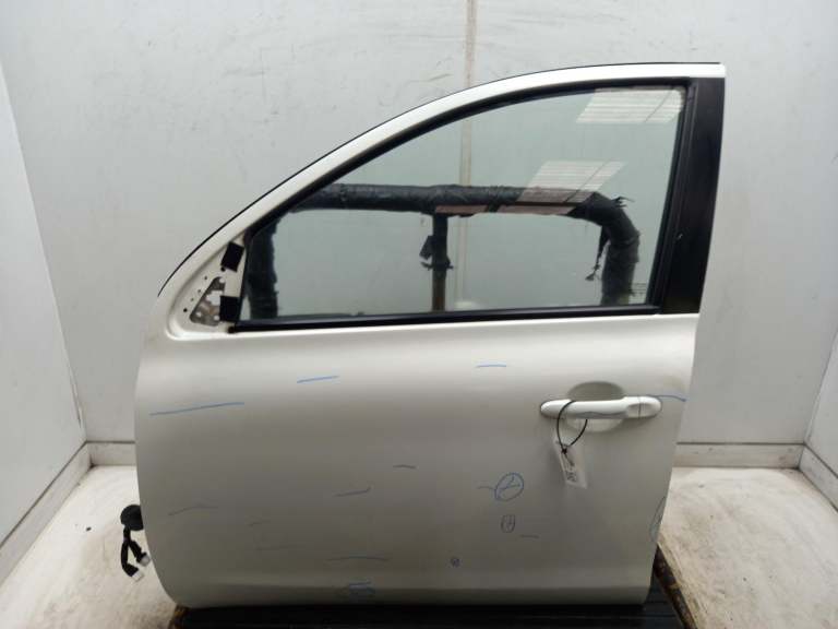 Nissan Micra Left Front Door N/S 2010-2013 Qx1 5 Door Hatchback H010a1haab