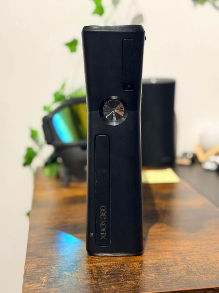 Xbox 360 Slim Black Console System Tested Working Unit For Home Gaming Quality