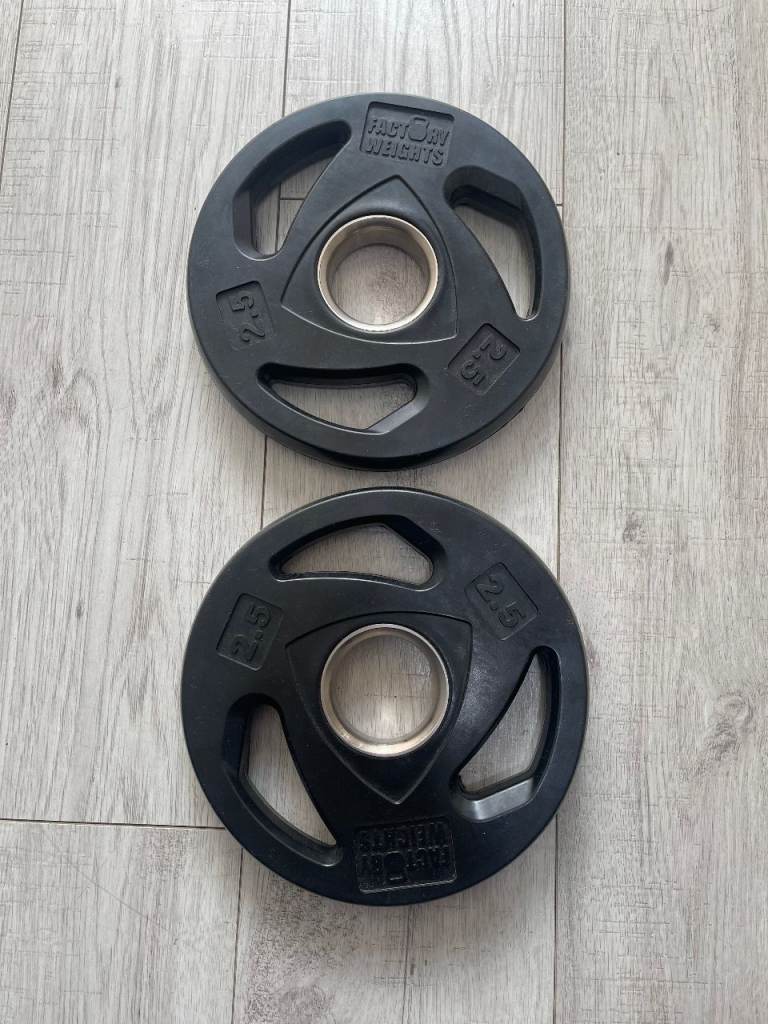2.5kg weight plates pair