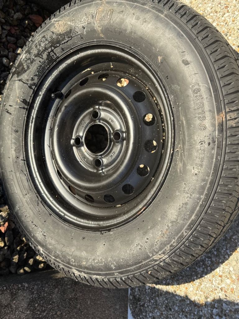 Brand new tyre and rim, never used!