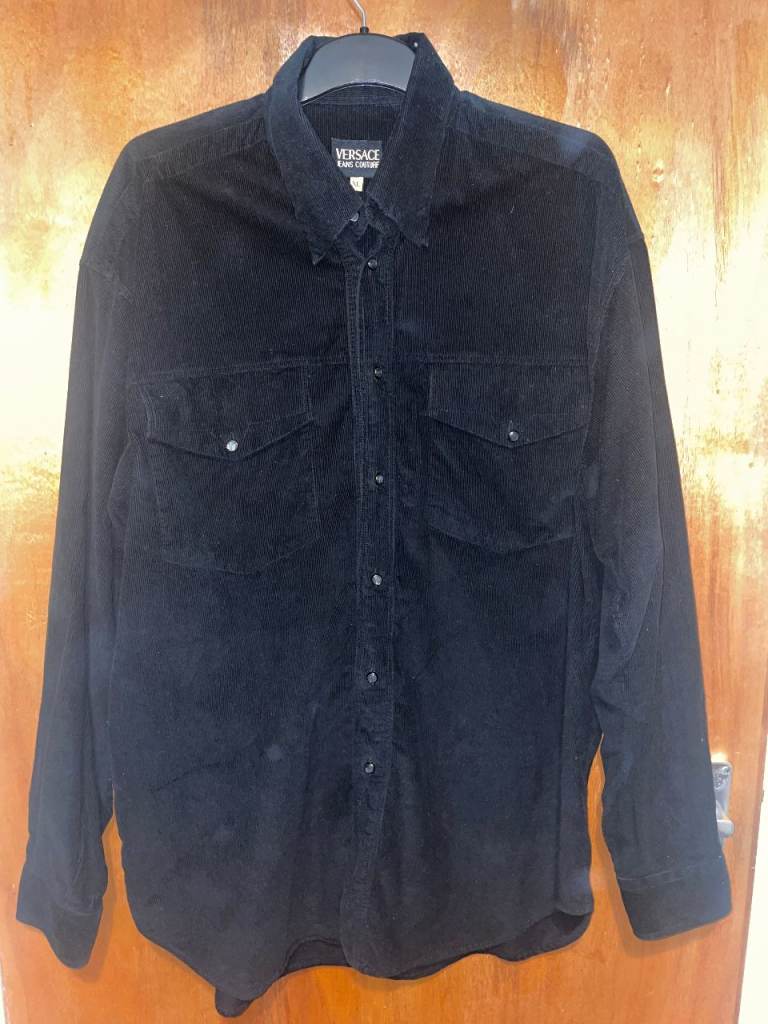 Versace Jeans Couture Shirt Black corded (Size XL)