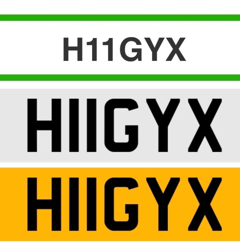 Number plate