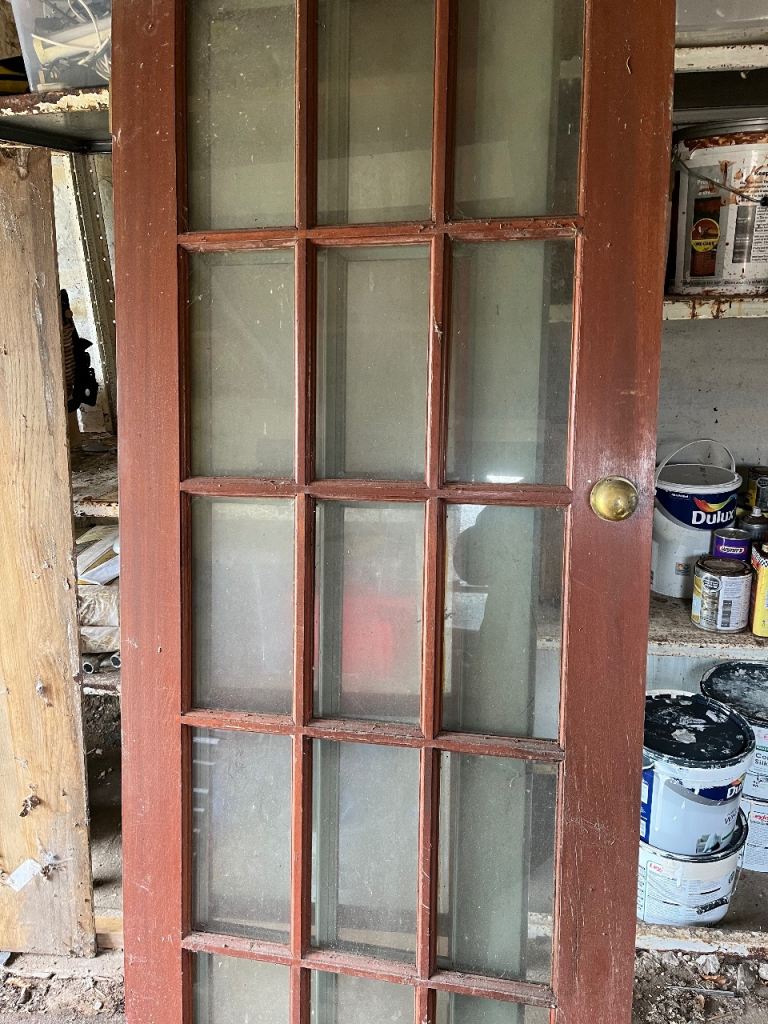 Three glass panel internal doors