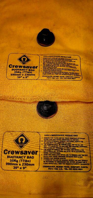 Crewsaver buoyancy bags (two)