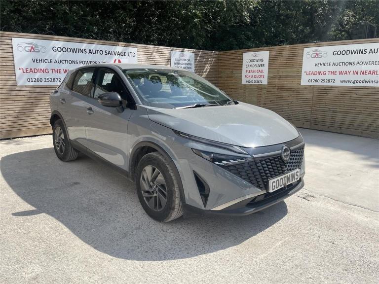 2025 75 NISSAN QASHQAI DIG-T ACENTA PREMIUM 1.3T HYBRID REPAIRABLE SALVAGE