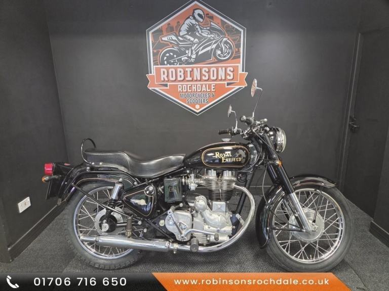 2002 Royal Enfield Bullet 350 in black, lovely low mileage machine.