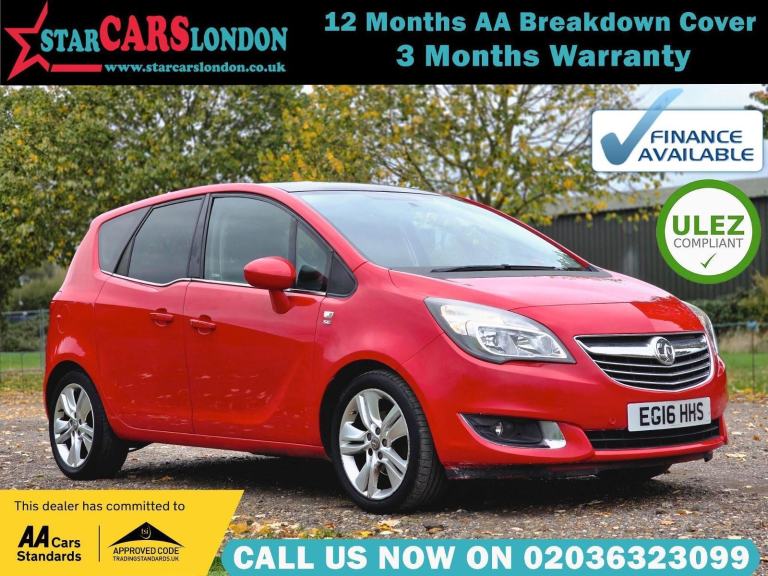 2016 Vauxhall Meriva 1.4i Turbo SE Auto Euro 6 5dr MPV Petrol Automatic