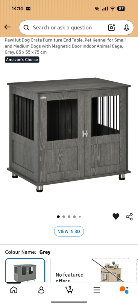 Dog crate bed