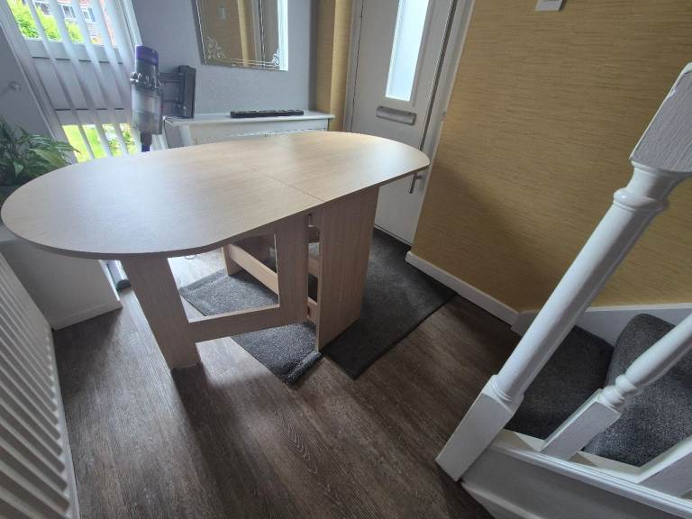 Oak Effect Double Drop Table