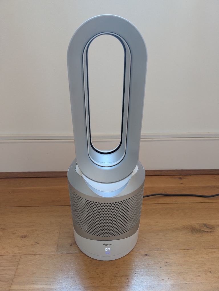 Dyson Pure Hot + cool TM HP00 purifying Fan, Silver/White 
