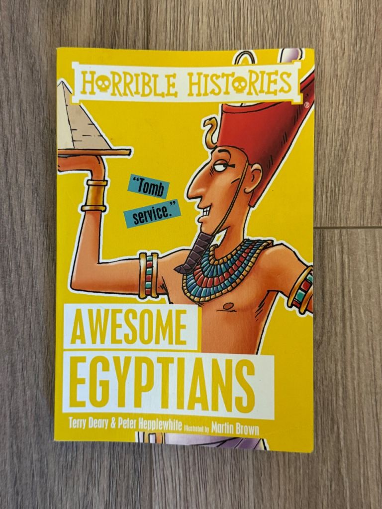 Horrible History Awesome Egyptians paperback book