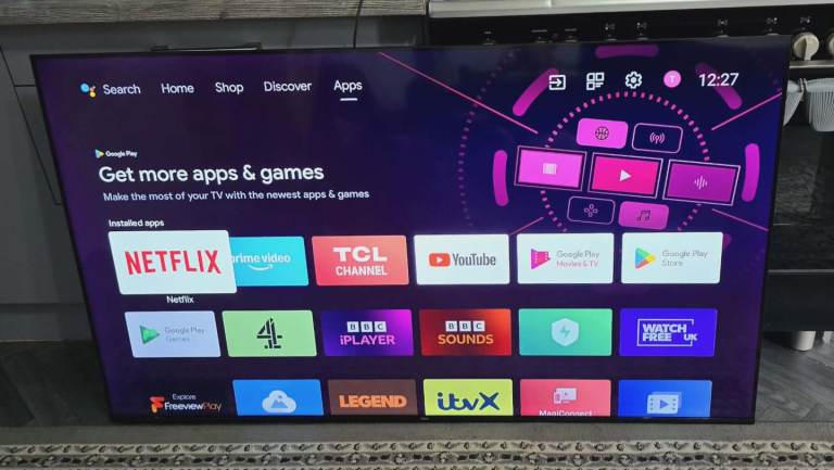 Smart TV Android 65 inch 4K UHD Good Working NO STAND