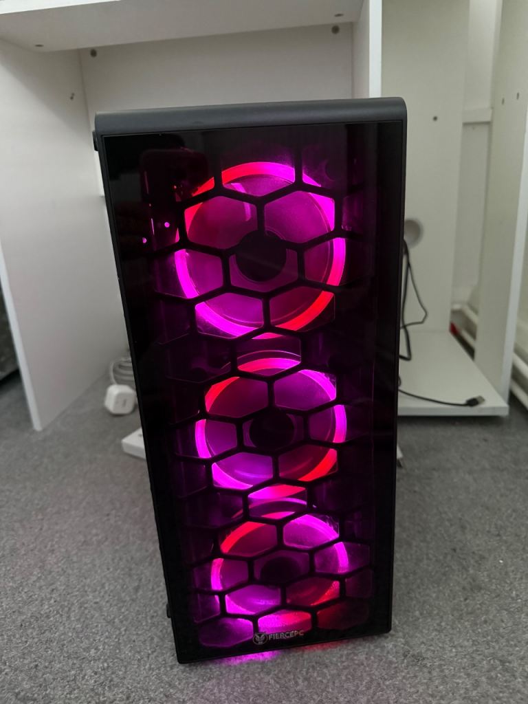 Fierce gaming pc with monitor 